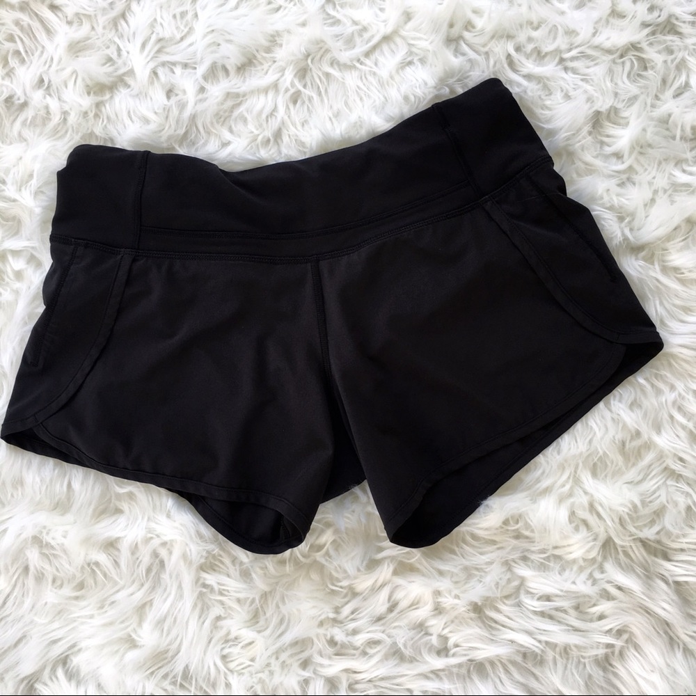 Lululemon Black Running Speed Shorts Size 4